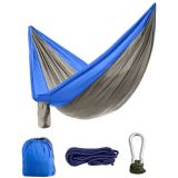 Keeble Outlet Two Person Hammock for Camping - Portable Nylon Backpacking Hammock - Camping Accessories Clearance Fun Camping Stuff Legit Camping Hammock Heavy Duty - Hammock Chair Camping Must Haves-2