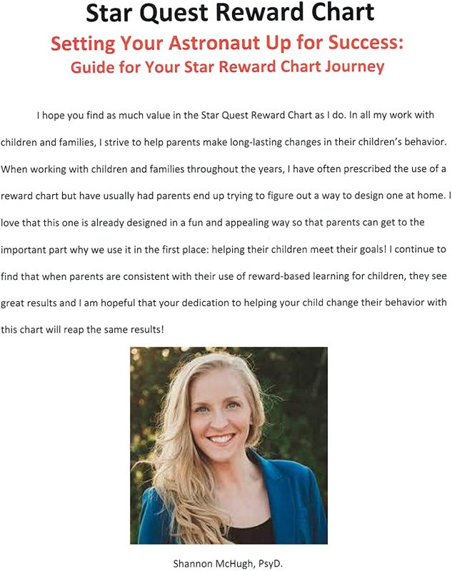 Star Quest Reward Chart