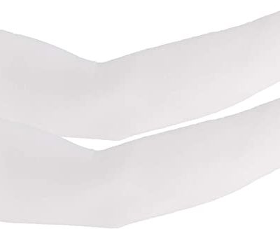 Keeble Outlets UV Arm Sleeves ? Universal Fit Sleeves to Protect Your Skin from Sun Exposure-White